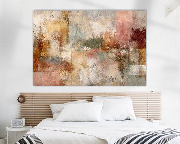 Earth tones composition - Dreamy painting by Joriali Abstract