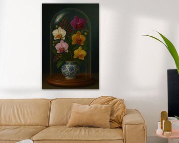 Bloemen onder Stolp – Elegante Orchideeën van Studio Juna