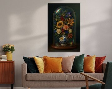 Bloemen onder Stolp – Klassiek Boeket van Studio Juna