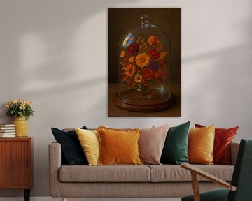 Herbstliches Glühen unter Glas