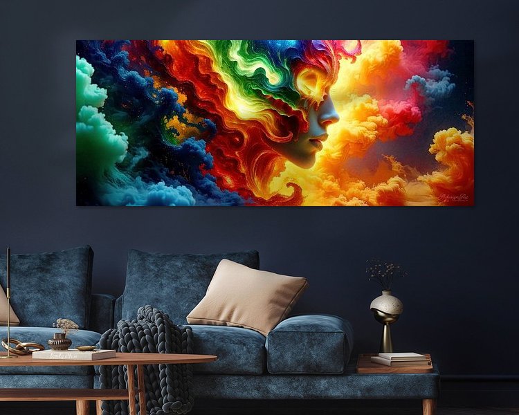 Example of the artwork in a room