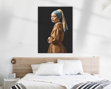 Girl with a pearl earring model by Emiel de Lange