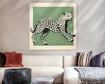 Whimsy Folk Gepard in Bewegung