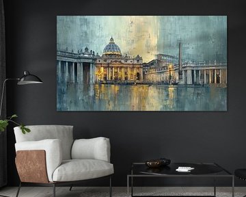 Vaticaanstad Rome Italië panorama abstract
