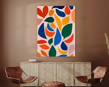Colorful leaf Shape by Little Dean