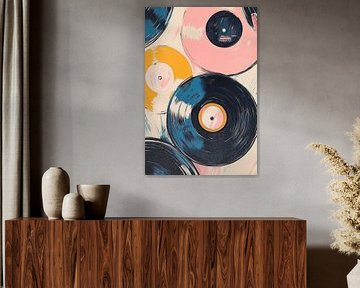 Retro-Vinyl-Schallplatten