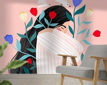 Example of the artwork in a room