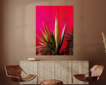 Magenta en groen