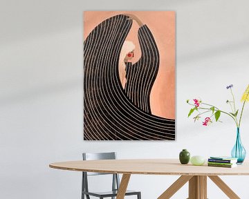 De vrouw met de zwarte jurk van Bea Müller