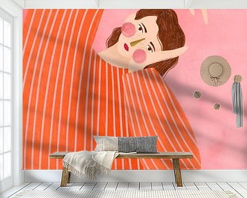 The Woman With the Orange Dress by Bea Müller