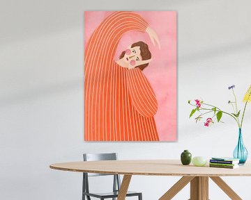 De vrouw met de oranje jurk van Bea Müller