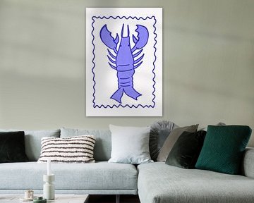 Lila Hummer-Stempel von Athene Fritsch