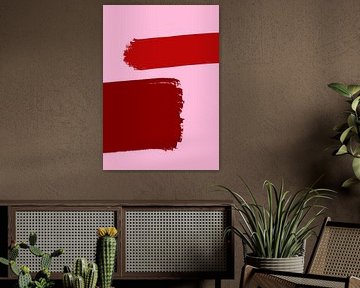 Crimson Strokes by Athene Fritsch