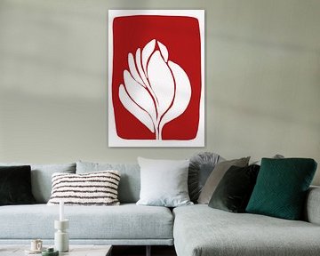White Blossom Silhouette by Athene Fritsch
