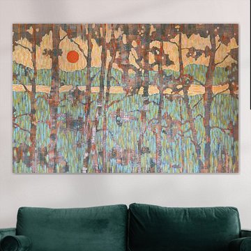 Durch die Kiefernzweige