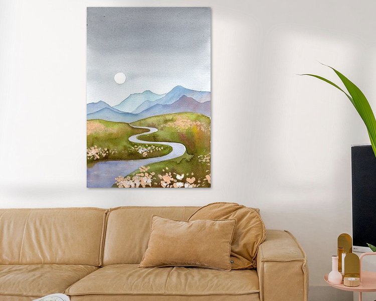 Example of the artwork in a room