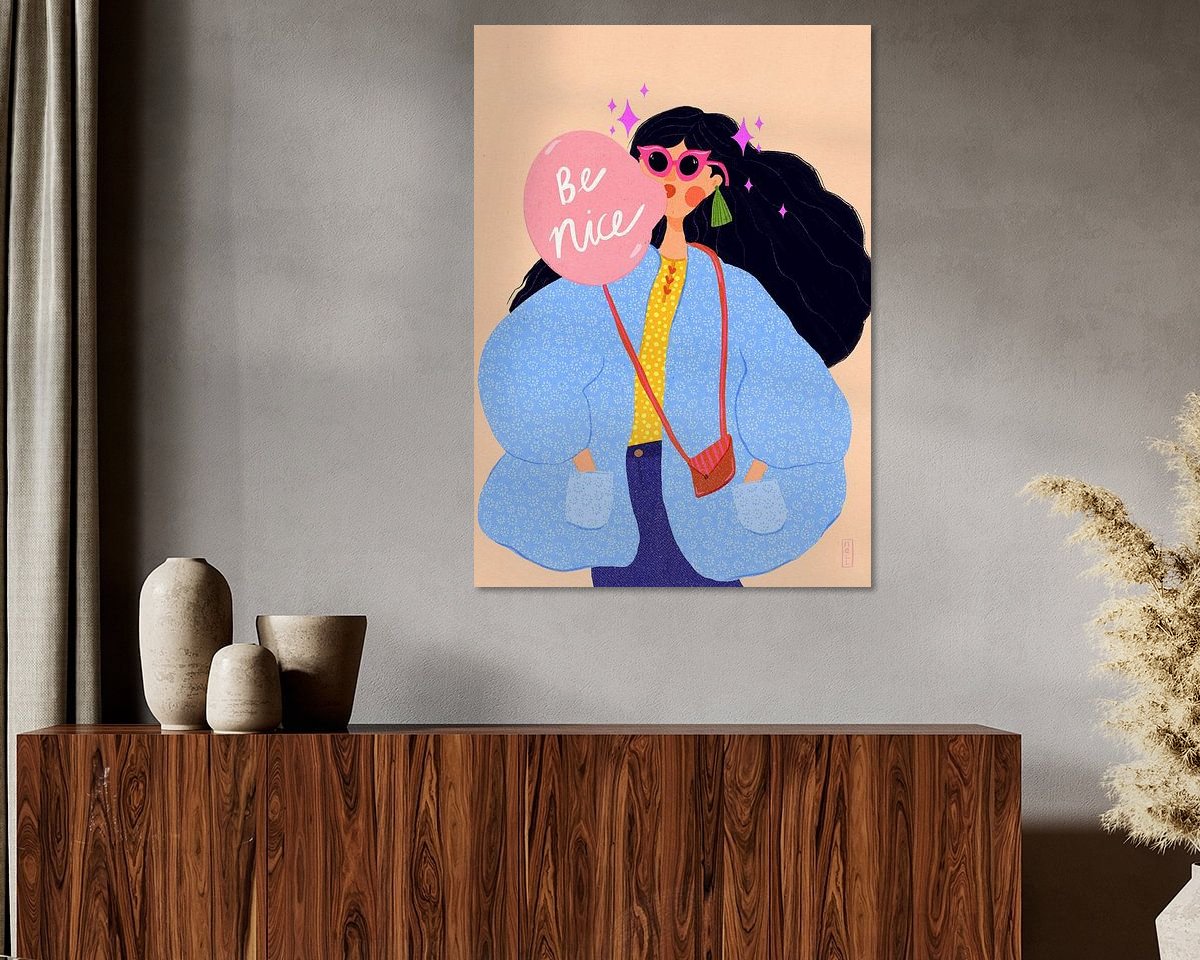 Example of the artwork in a room
