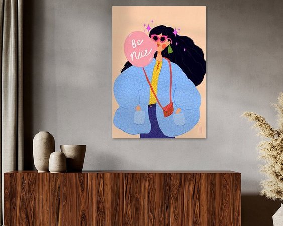 Example of the artwork in a room