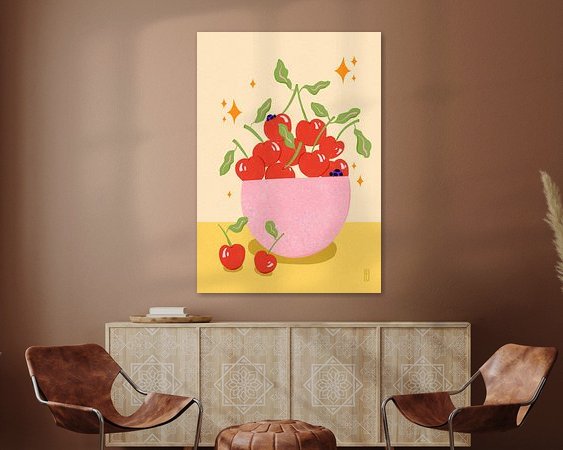 Example of the artwork in a room