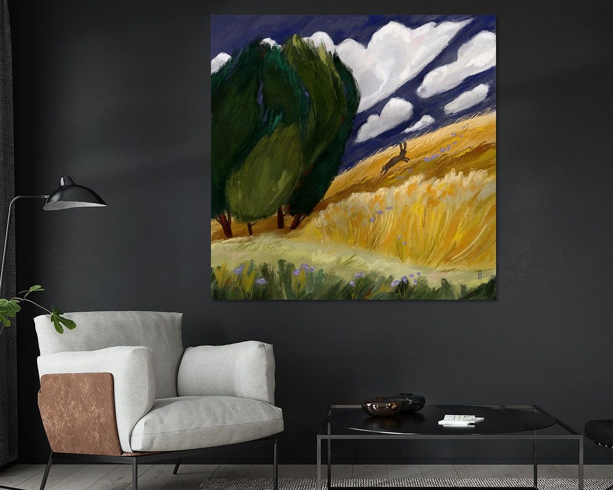 Example of the artwork in a room