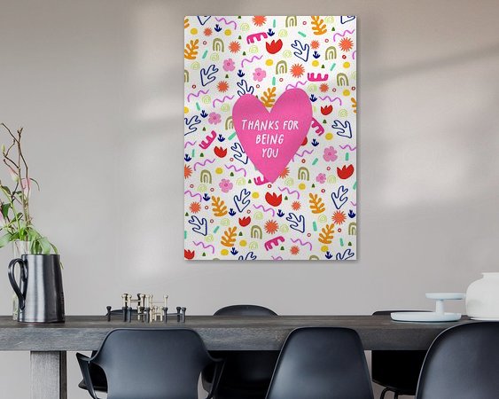 Example of the artwork in a room