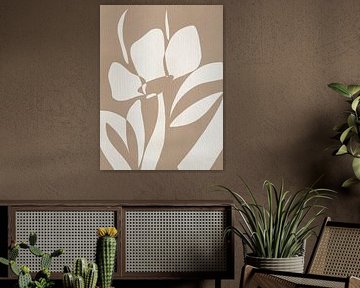 Muted Petals No 3 by Shatha Al Dafai