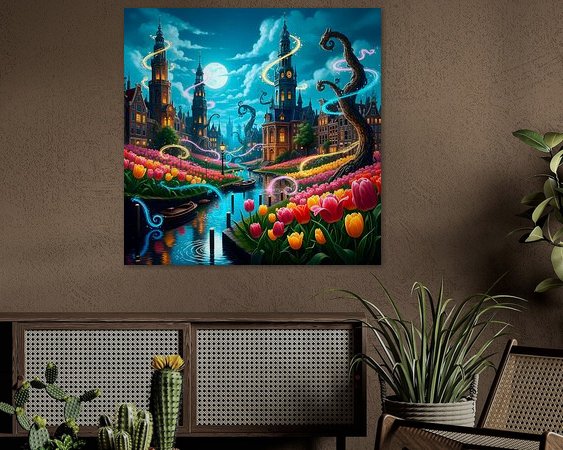 Example of the artwork in a room