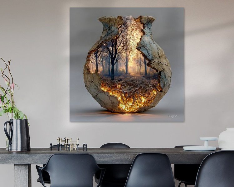 Example of the artwork in a room