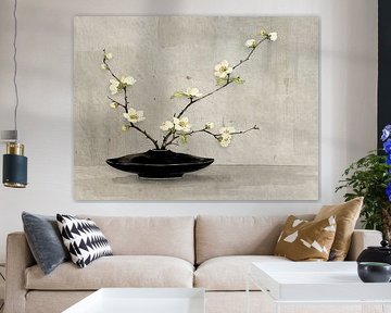Japandi still life: Vase with Blossom Branches by Studio Pieternel