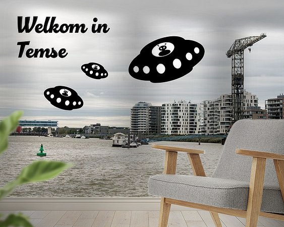 Example of the artwork in a room