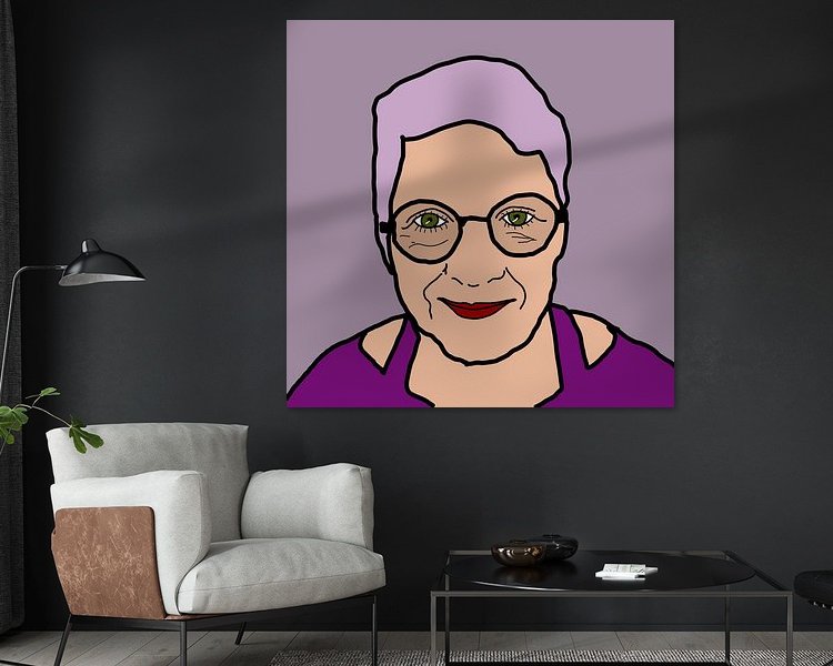 Example of the artwork in a room