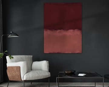 Mark Rothko inspired color field painting in warm colors by Dina Dankers