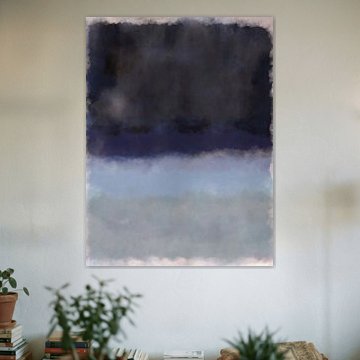 Abstract minimalist color field inspired by Rothko by Dina Dankers