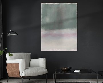 Modern abstract layers with Rothko inspired palette by Dina Dankers