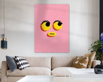 Happy Yellow Face Illustration by Niklas Maximilian