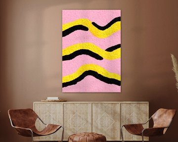 Fluffy waves lines illustration by Niklas Maximilian