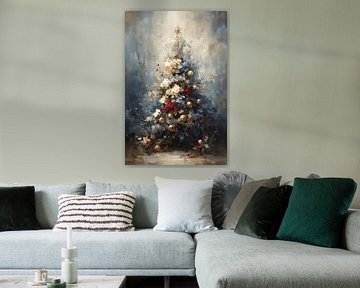 Kerstboom in Schemerlicht no.2 van Studio BB