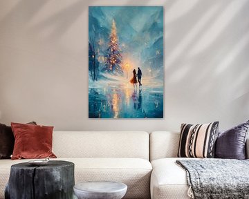 Winterwandeling tijdens kerst no.2 van Studio BB