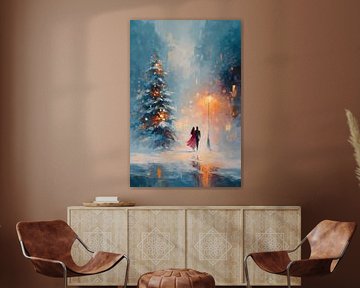 Winterwandeling tijdens kerst no.5 van Studio BB