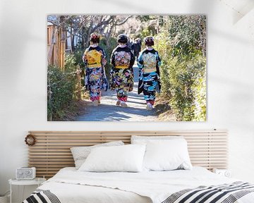 spiritual image Geishas Japan by Egon Zitter