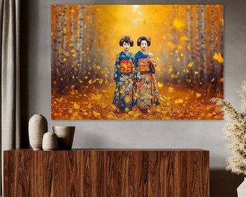 Japan in beeld Geisha van Egon Zitter