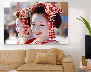 Japan in beeld Geisha van Egon Zitter