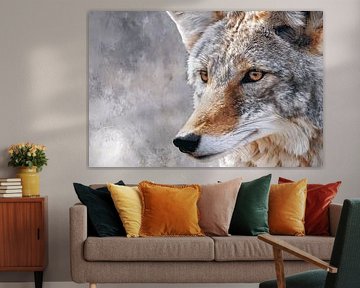 Coyote Gouden Blik in IJle Stilte