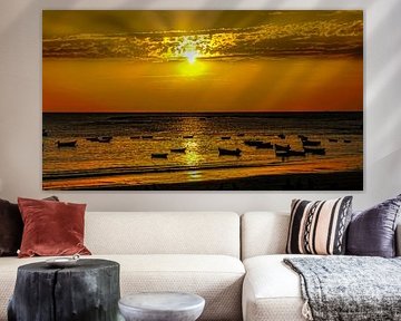 Coucher de soleil à Cadix