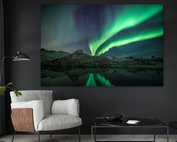 Aurores boréales sur les îles Lofoten sur Sjoerd van der Wal Photographie
