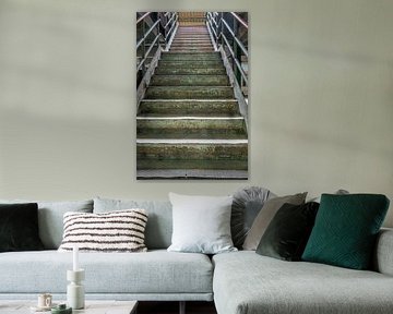Industrial steel staircase by Joes van Asten
