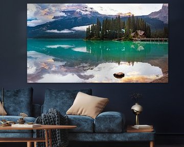 Lake Emerald in Canada van Remco Piet