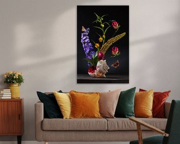 Flower Still Life - Royal Shell