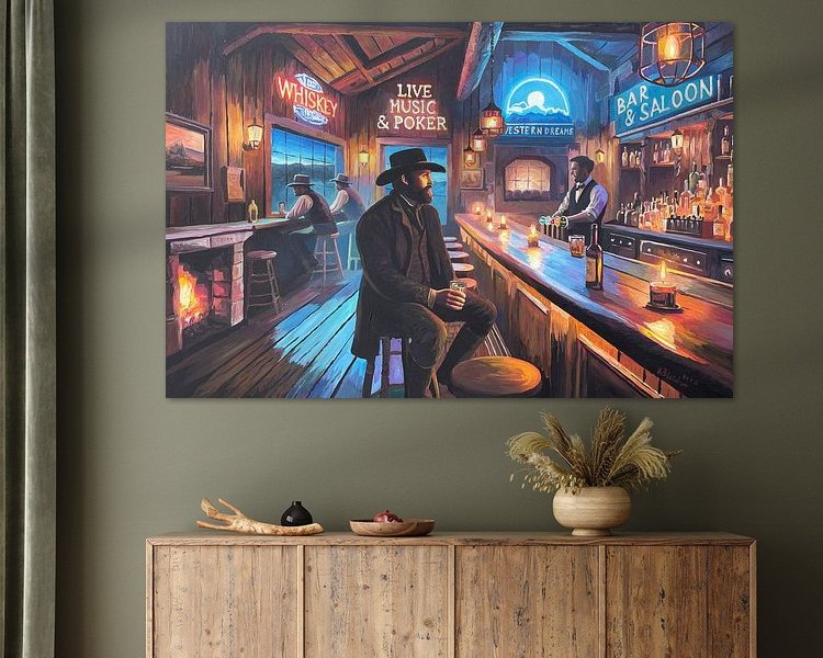 Example of the artwork in a room