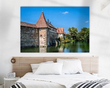 Mittelalterliche Stadtmauer von Weißenburg in Bayern von ManfredFotos